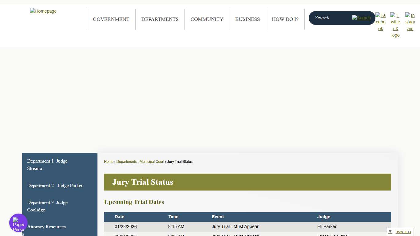 Jury Trial Status Missoula, MT - Official Website