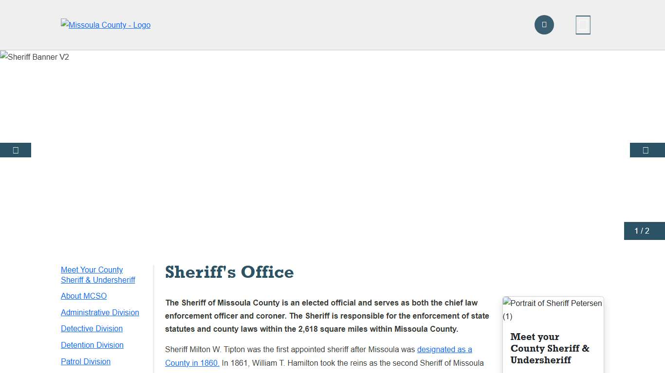 Sheriff's Office Missoula County, MT